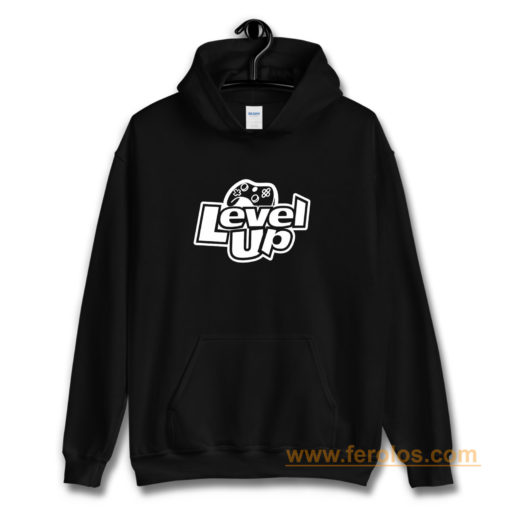 Gaming Hoody Boys Girls Kids Childs Level Up Hoodie