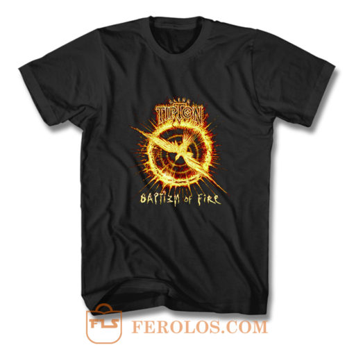 Glenn Tipton Baptizm Of Fire black T Shirt