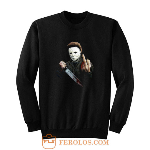 Halloween Middle Finger Sweatshirt