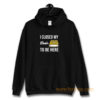 I Closed My Book To Be Here Hoodie