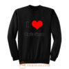 I Love Cricket Sweatshirt