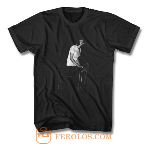 JON LORD LOGO RIP DEEP PURPLE WHITESNAKE HAMMOND HARD ROCK T Shirt