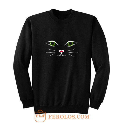 Kitty Face Cat Sweatshirt