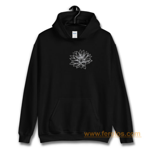 Lotus Flower Pocket Hoodie