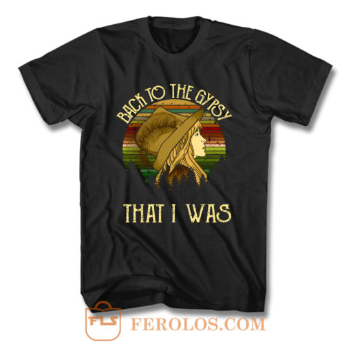 Nicks Fleetwood Mac Back To The Gypsy That I Was Vintage T Shirt