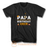 Papa Birthday Crew Construction Birthday Party T Shirt