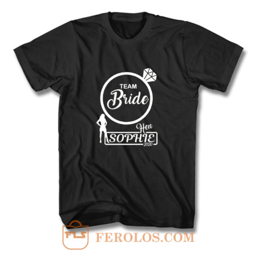 Personalised Team Bride The Bride T Shirt