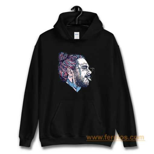 Post malone art Hoodie