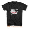 Route 66 Map T Shirt