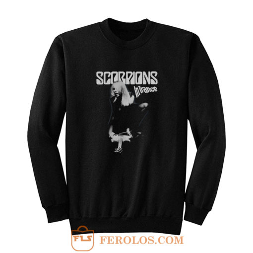 SCORPIONS IN TRANCE BLACK HARD ROCK UFO MICHAEL SCHENKER Sweatshirt