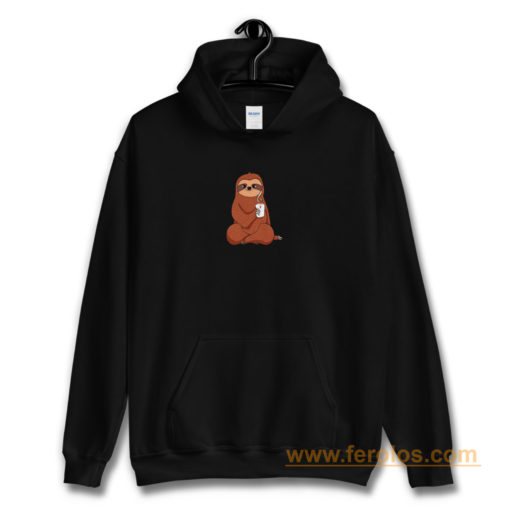 Sloth Coffee Tea Hoodie Lazy Day Hoodie Hoodie