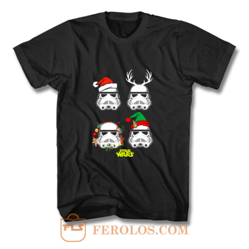 Stormtrooper Elf Festive Stars Wars T Shirt