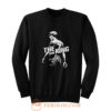 The King and AI White Text Sweatshirt