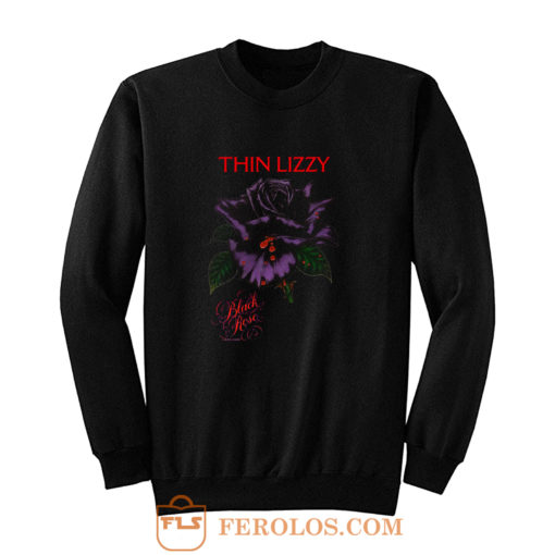 Thin Lizzy black rose Sweatshirt