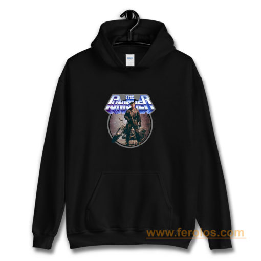 80s Comic Classic The Punisher Poster Art Hoodie