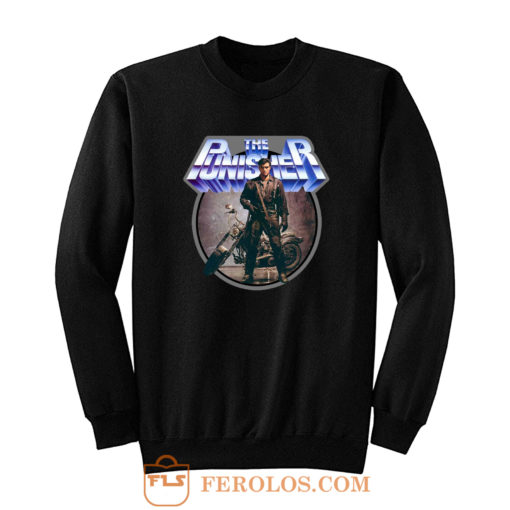 80s Comic Classic The Punisher Poster Art Sweatshirt