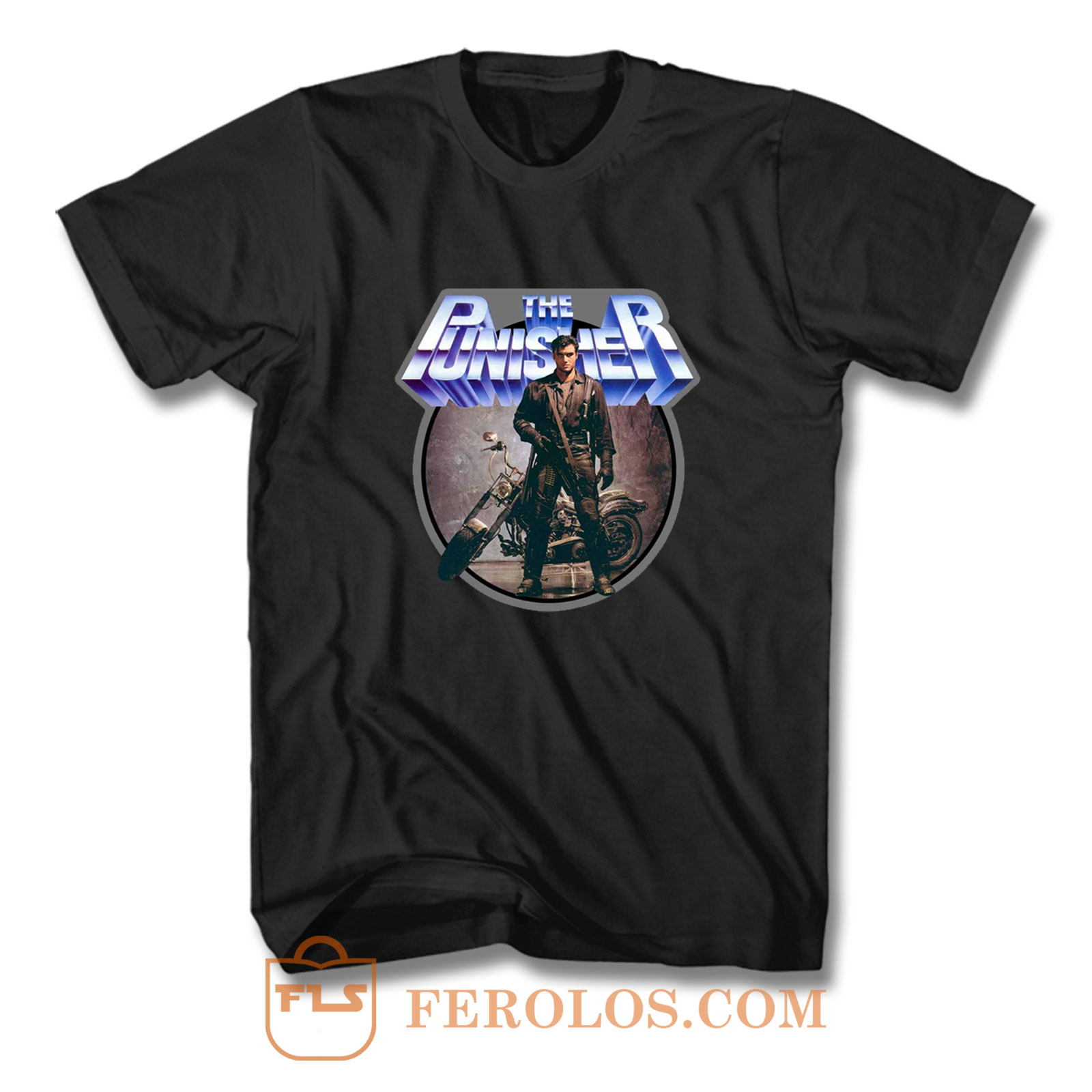 80's Comic Classic The Punisher Poster Art T Shirt | FEROLOS.COM