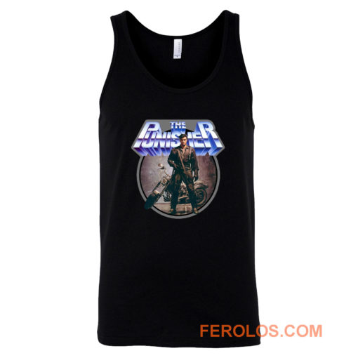 80s Comic Classic The Punisher Poster Art Tank Top