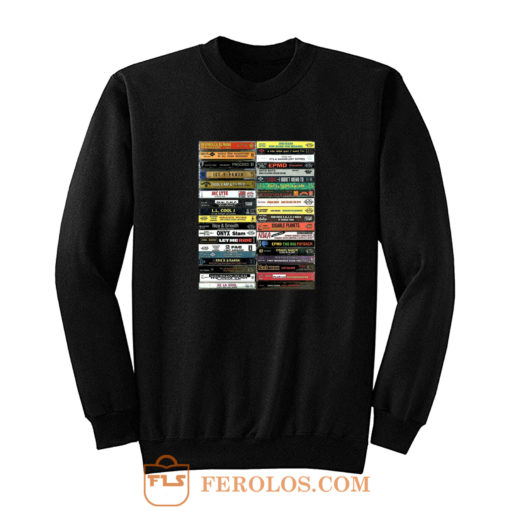 90s Hip Hop Cassette Tape Sweatshirt