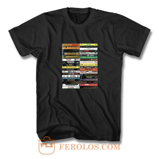 90s Hip Hop Cassette Tape T Shirt