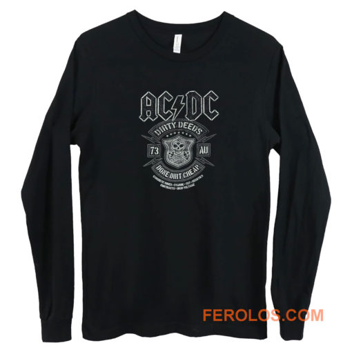 Acdc Dirty Deeds Long Sleeve