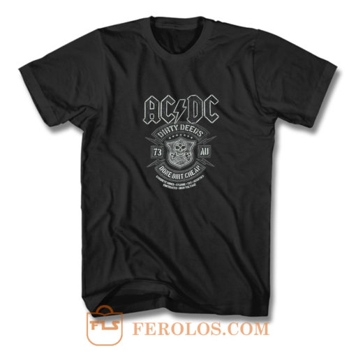 Acdc Dirty Deeds T Shirt
