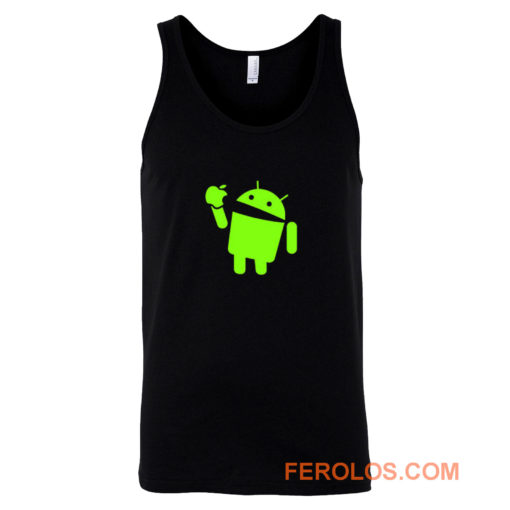 Android Eats Apple Tank Top