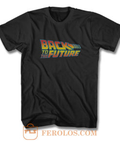 Back To The Future Logo T Shirt