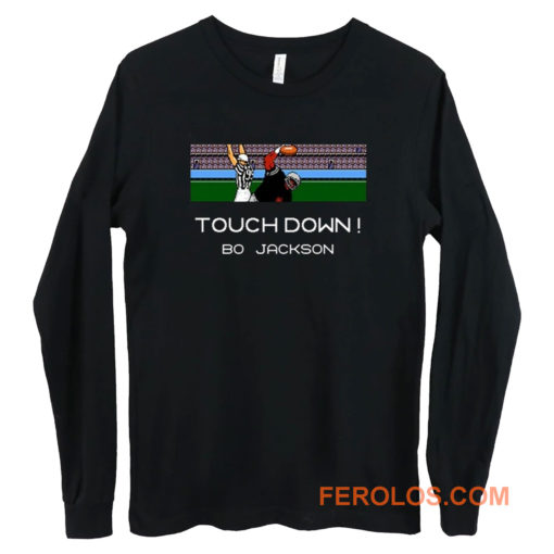 Bo Jackson Tecmo Bowl Oakland Raiders Long Sleeve