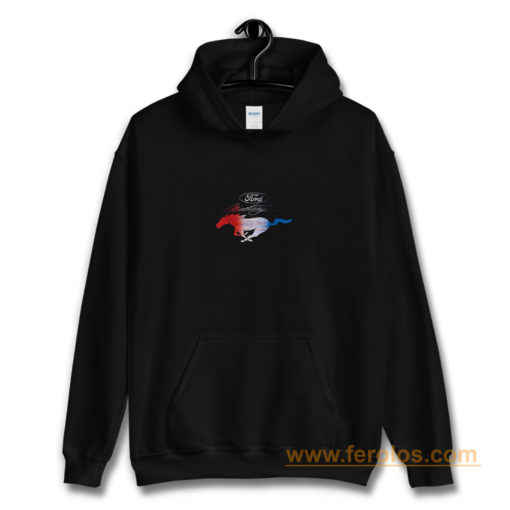 Classic Ford Mustang Usa Vintage Silver Car Logo Cars And Trucks Hoodie