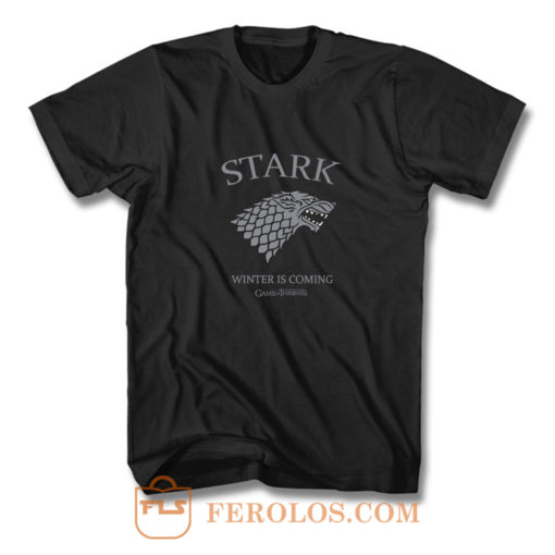 Game Of Thrones House Stark Winter Is Coming T Shirt