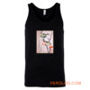 Japanese Art Birds on Peach Tree Blossom Japanese Woodblock Tank Top