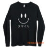 Japanese Smiley Smiley Face Minimal Long Sleeve