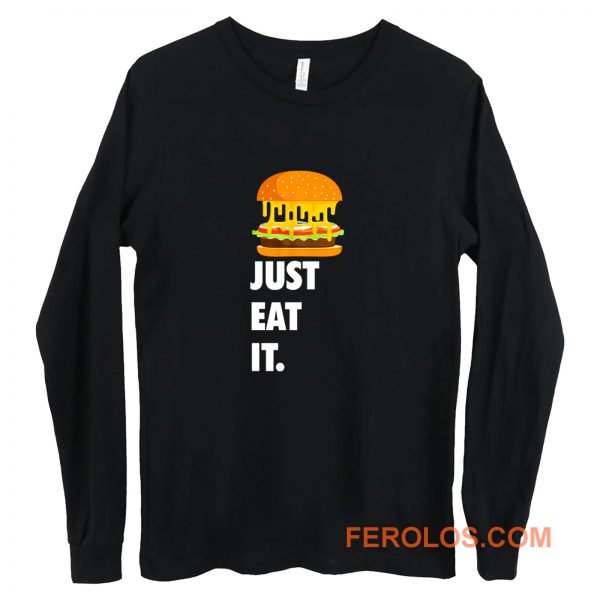 Just Eat It Burger Lover Long Sleeve