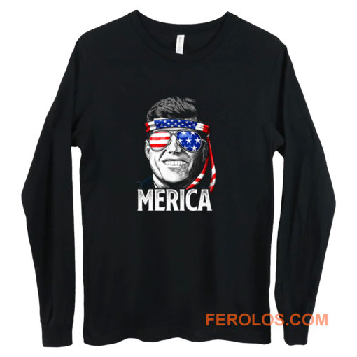 Kennedy Merica 4th of July Long Sleeve