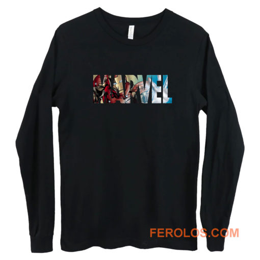 Marvel Logo Ironman Long Sleeve