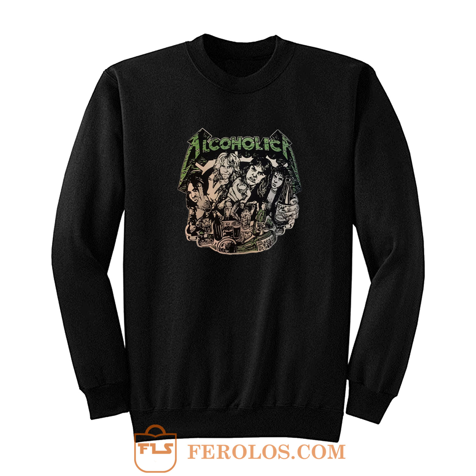 Metallica - Alcoholica Sweatshirt | FEROLOS.COM