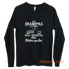 Motorcycles For Grandpa t Grandfather Long Sleeve
