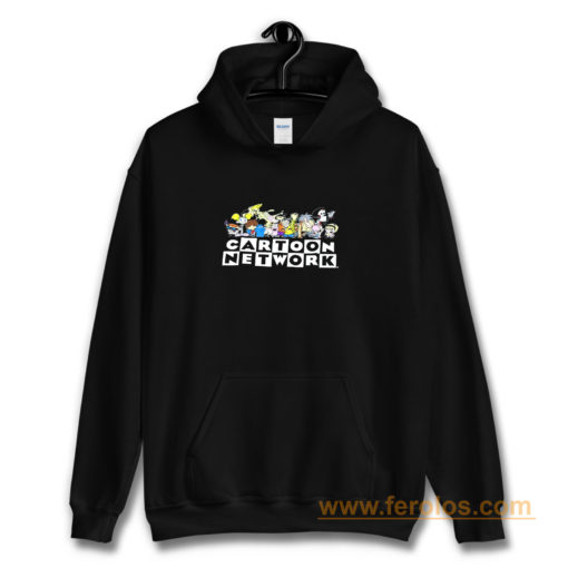 New Cartoon Network 90s Character Squad Mens Vintage Retro Hoodie