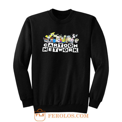 New Cartoon Network 90s Character Squad Mens Vintage Retro Sweatshirt