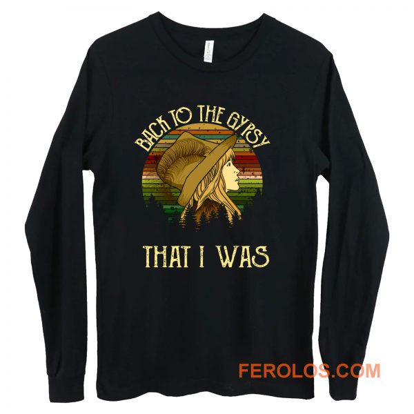 Nicks Fleetwood Mac Back To The Gypsy That I Was Vintage Long Sleeve