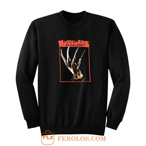 Nightmare On Elm Street Mens Freddy Krueger Razor Glove Hand Sweatshirt