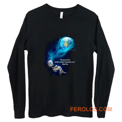 Nikola Tesla Tesla Dream Free Energy Long Sleeve