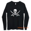 Pixel Skull and Crossbones Long Sleeve