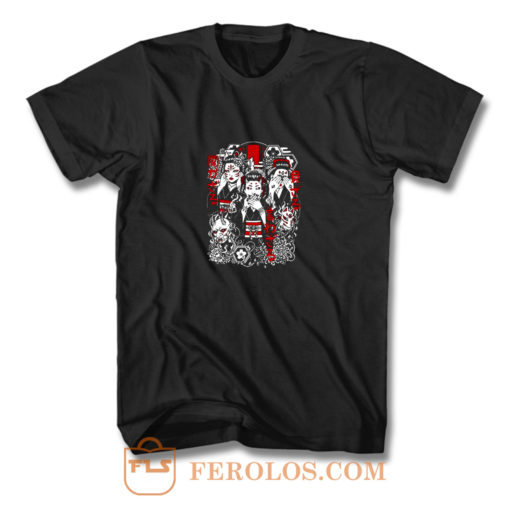 Possesed Geishas Yokai Oni T Shirt