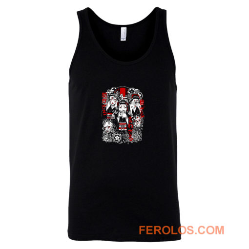 Possesed Geishas Yokai Oni Tank Top