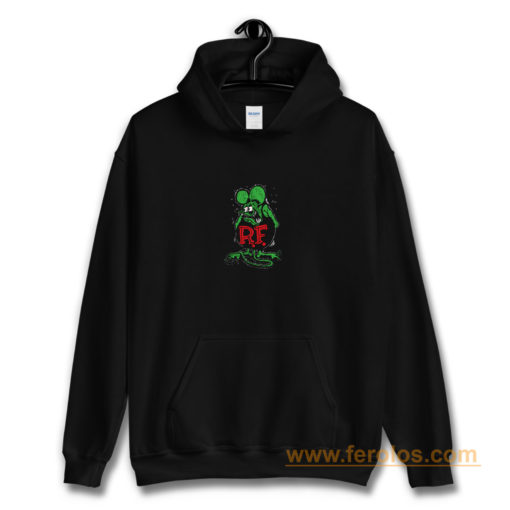 Rat Fink Ratfink Distressed Hoodie