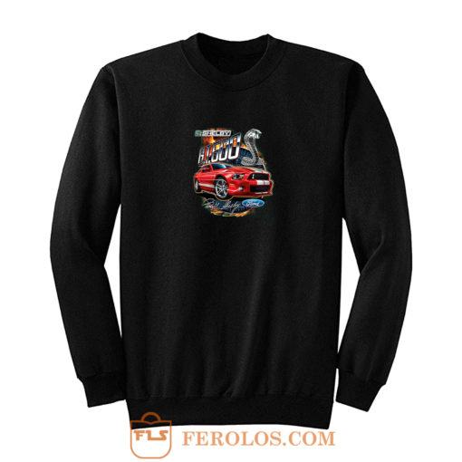 Shelby G.T. 500 Cobra Red Speedster Ford Motors Classic Cars And Trucks Sweatshirt