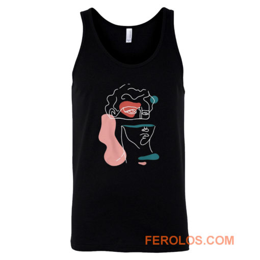 Statue of David Abstract Tank Top