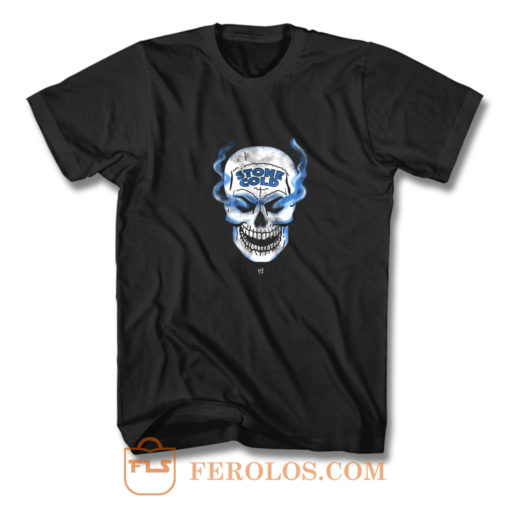 Stone Cold Steve Austin Smoking Skull T Shirt